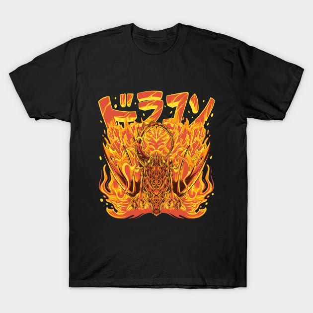 dragon fire T-Shirt by widhim